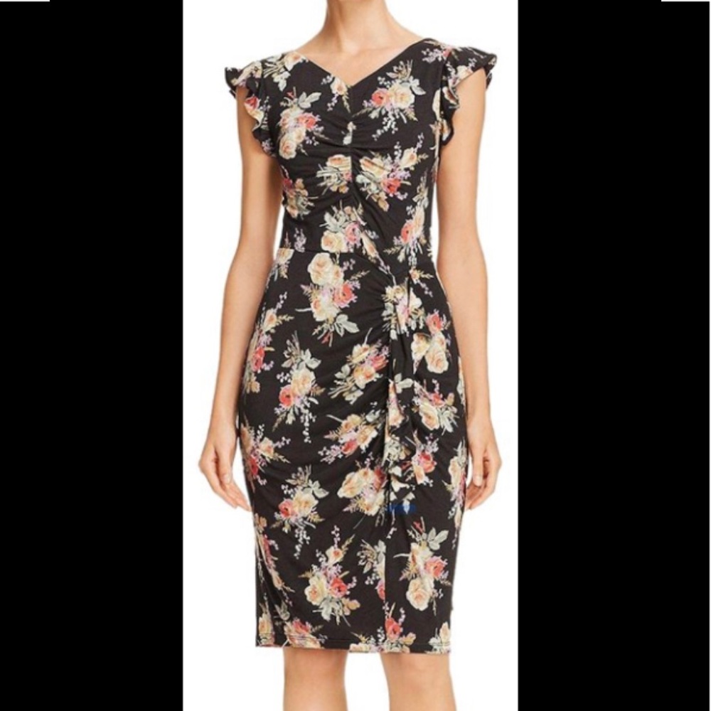 Rebecca Taylor Jersey “bouquet” print dress